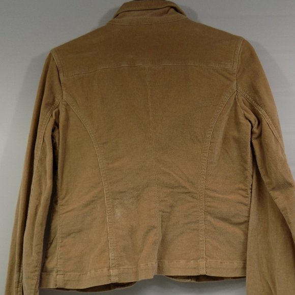 Plugg Tan Corduroy Button Front Blazer Jacket Size Small READ DESCRIPTION! - Picture 8 of 12